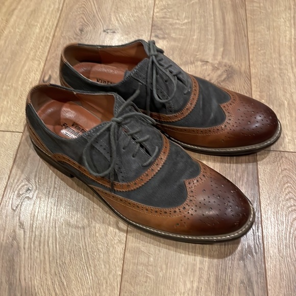 Wingtip Foundry men brown shoes size 8.5 - 41 vintage style. - Picture 9 of 10